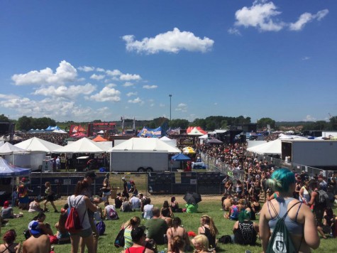 Crowd shot of Warped Tour. It's massive.