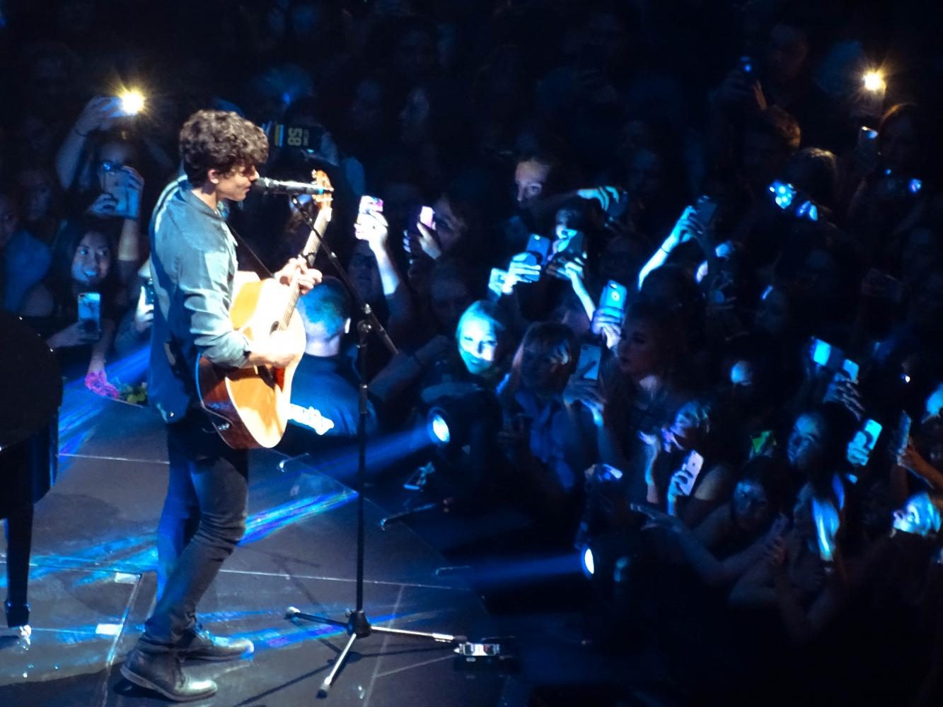 Shawn Mendes performs at Excel Energy Center in St. Paul during his Illuminate the World tour on Sunday, August 6.