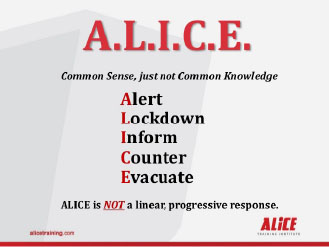 Code Red drills give way to ALICE protocol