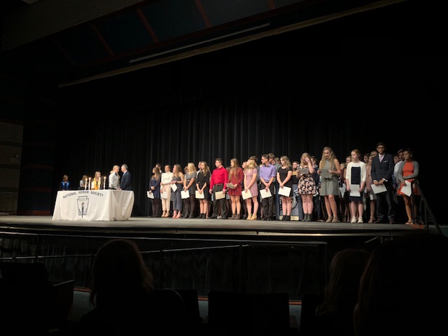 NHS Inducts New Members For 2018