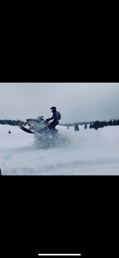 SFHS Media Staffer Reed Pastwa enjoys time in Colorado on his 2016 Polaris RMK 800.