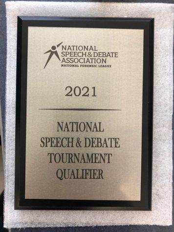Senior Mercedes Hamilton qualified for the National Debate Tournament this January.