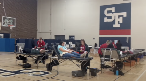 The SFHS Blood Drive in the back Gym was held on October 19th. 