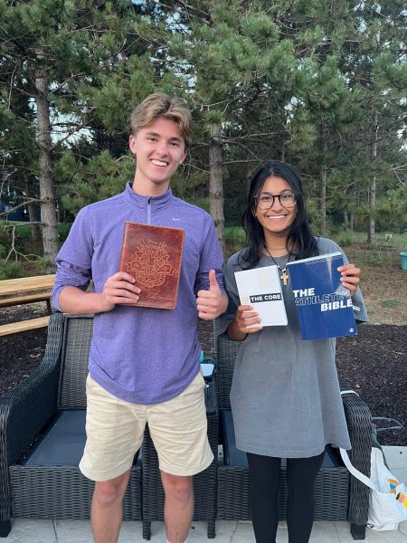 Sydney Kress & Owen Johnson at one of the first summer meetings